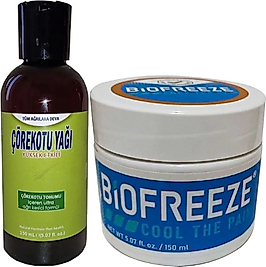 BİOFREEZE ÇÖREK OTU YAĞI 150 ML + BİOFREEZE COOL THE PAİNCREAM 150 ML MASAJ SETİ
