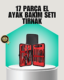 Siyah Kaymaz Teknolojili El ve Ayak Bakım Seti