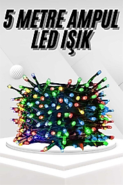 Ledli Fişli 5M RGB Yılbaşı Ağacı Işığı UUCZZZ5MLEDIŞIKKKKK3
