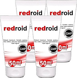 REDROID DOĞAL ÖZEL MASAJ BAKIM KREMİ 50 ML X 4 ADET