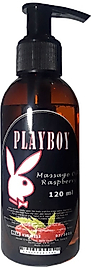 PLAYBOY RASPBERRY FLAVORED MASSAGE OİL AHUDUDU AROMALI VÜCUT MASAJ YAĞI 120 ML 1 ADET