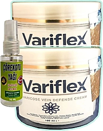 SÜPER VARİFLEX BACAK BAKIMI KREMİ 100 ML X 2 ADET + ÇÖREK OTU YAĞI 30 ML