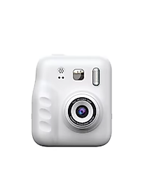 Çocuk Fotoğraf Makinesi Eğlenceli Baskılı 4 Rulo Kağıt 5 Kalem Set