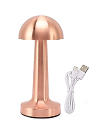 Bronz Dokunmatik Masa Lambası 3 Renk LED UCZZZMANTARGOLD-6