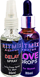 RİTMİX 30 ML ERKEKLERE ÖZELSPREY + KADINLARA ÖZEL UYARICIDAMIA 30 ML