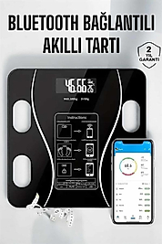 Akıllı Tartı Bluetooth Bağlantılı 8 Ölçüm Yeni Nesil UUCZTF1072TARTI1