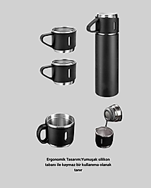Çelik Termos Bardak Seti 500 ml Kaymaz Taban XUCZZZTERMOSSETİİ-2-1