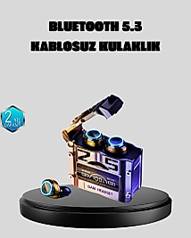 Bluetooth 5.3 Kablosuz Kulaklık – Ultra HD Ses Kalitesi, Gürültü Engelleme