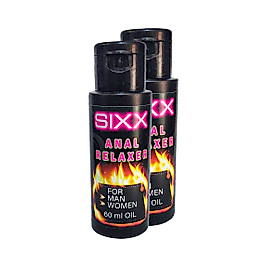 SIXX OİL FOR ANALREIAXOİL 2 ADET BAY BAYAN YAĞ 60 ML
