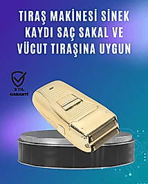 Güçlü Motorlu Kablolu Sakal ve Bıyık Tıraş Makinesi Çelik Bıçaklı
