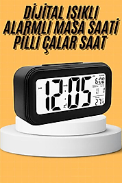 Dijital Masa Saati Işıklı Led Ekranlı Alarmlı UUCZZZDİJİTALMASASAATİİİİİİİ1