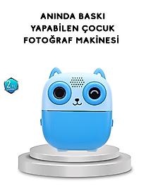 48MP Termal Baskılı Çocuk Dijital Kamera 1080P Video 2.4'' Ekran 6X Zoom