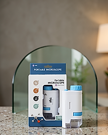 Portatif El Mikroskop LED Işıklı UCZZZÇOCUKMİKROSKOBU-4