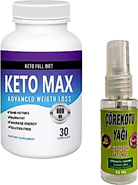 KETO MAX DSTKLYCİ ÜRÜN 30'LU X 1 ADET + MASAJ YAĞI 30 ML