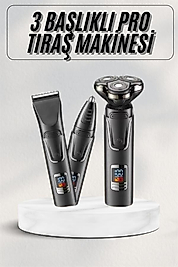 3 Başlıklı Profesyonel Tıraş Makinesi UUCZZZHK3600TIRAŞMMM3