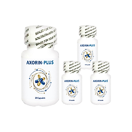 AXORİN PLUS 4 ADET ERKEKLERE ÖZEL DÜZENLEYİCİ DESTEKLEYİCİ RAHATLAMAYA CÜCE PALMİYE ÇİNKO BETA-SİTOSTEROL İÇERİKLİ BİTKİSEL FORMÜL 20 KAPSÜL