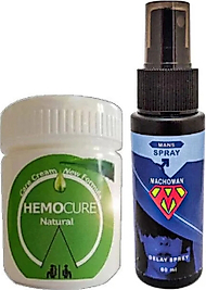 HEMOCURE NATURAL KREMİ 50 ML + ERKEKLERE IÇİN SPREY