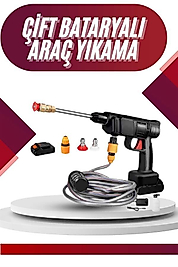 Şarjlı Yüksek Basınçlı Oto Yıkama Tabancası UUCZZZARAÇYIKAMAŞARJLIIII1