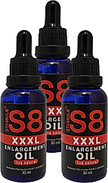 STİMUL8 ERKEKLERE 3 ADET ÖZEI POMPA YERİNE XXXLYAĞ 30 ML EN BOY EBAT 30ML OİL