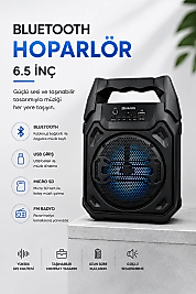 Mikrofonlu Bluetooth Ses Sistemli USB, Micro SD, FM ve Uzun Pil Ömrü