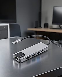 USB-C Hub Alüminyum Kasa 4K HDMI USB 3.0 SD/TF XUCZZZMACBOOKÇEVİRİCİ-1