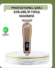 Profesyonel 7000RPM Saç Kesim Makinesi – Type-C Şarjlı, LCD Ekranlı, 4 Kademeli Ayar
