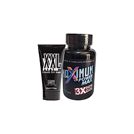 HOTXXL 50 ML ERKEĞE SERTPENİS KREM + 1 ADET 3X BLACK BOX MAXİMUM 30 LU