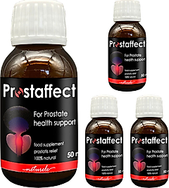 PROSTAFFECT 50 ML ŞURUP 4 ADET ERKEKLERİN ÖZEL DURUMLARINA IÇECEK FORMUNDA ÖZEL ŞURUB