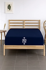 %100 PAMUKLU TEK KİŞİLİK PREMİUM PENYE ÇARŞAF-Siyah