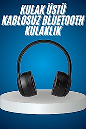 Wireless 5.0 Bluetooth Kablosuz Kulaklık ANC Özellikli Kulak Üstü Ayarlanabilir