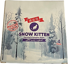 Medicablends Snow Kitten Menthol Balm Krem 4'lü
