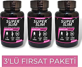 MEDİNUTRİCA SUPER SLİM BÖLGESEL 30'LU DSTKLYCİ X 3 ADET