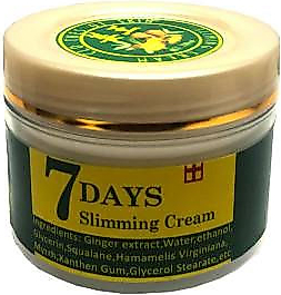 7DAYS SLİMMİNG CREAM GİNGER MİRACLE 100ML VÜCUT BAKIM KREMİ ZENCEFİL MUCİZESİ