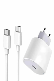 Type-C Hızlı Şarj Özellikli Cihazı USB-C Kablo Dahil