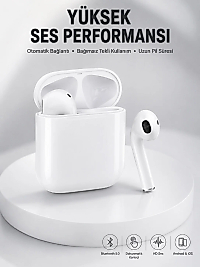 2. Nesil Bluetooth Android ve İOS Uyumlu Kablosuz Kulaklık Çağrı Cevaplama