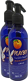 PLAYBOY PURE EDİBLE MASSAGE OİL 120ML ŞEFTALİ AROMALI MASAJ YAĞI 2 ADET