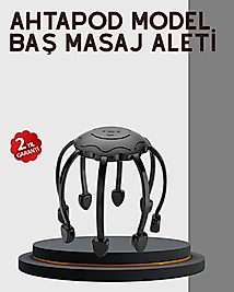 Çok Noktalı Elektrikli Kafa Masaj Cihazı 3 Modlu Rahatlatıcı Masaj