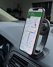 Araç İçi Manyetik Telefon Tutucu Katlanabilir 360° Dönen