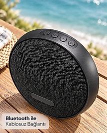 Stereo Eşleştirme Destekli Kablosuz Hoparlör Bluetooth USB ve TF Kart Uyumluluğu