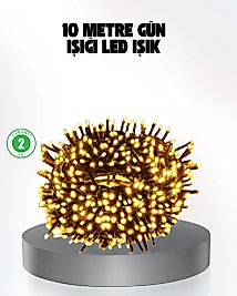 Animasyonlu LED Işıklı 10 Metre Uzaktan Kumandalı Dekoratif Işık
