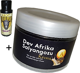 GİANT YAŞLANMAKARŞITI SALYANGOZKREMİ 100ML DEV AFRİKASALYANGOZU + HOTRHİNO KALÇAŞEKİLLENDİRİCİ KREM 60 ML