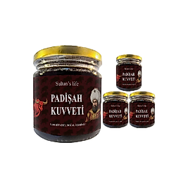 PADİŞAH KUVVETİ MACUN 4 ADET BAY BAYAN ÇİFTELERE ÖZEL BİTKİSEL KARIŞIMLI KUVVETMACUNU 240GR