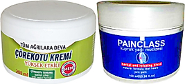 ÇÖREK OTU KREMİ  GREEN BOX 200 ML  + PAİNCLASS KUYRUK YAĞI KREMİ 100 ML / TESKİN SETİ