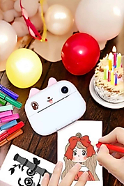 Çocuk Fotoğraf Makinesi Anlık Baskı HD Kalite UCZPRİNTERKAMERA3