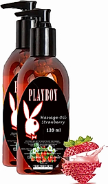 ÇİLEK AROMALI VÜCUT MASAJ YAĞI 120ML STRAWBERRY FLAVORED MASSAGE OİL 2 ADET