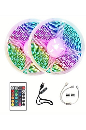 10 metre renkli RGB şerit led kumandalı UCZZZ10MŞERİTLEDDDDDD1