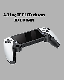3D Ekranlı Mini Oyun Konsolu + Multimedya