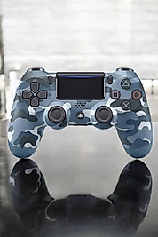 Kamuflaj Desenli Kablosuz Joystick PS4 Oyun Kolu XXUCZPS4KOL-25