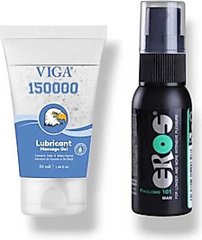 LUBRİCANT KAYGANLAŞTIRICI JEL 50 ML + EROS SPREY