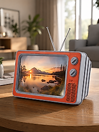 Telefon Ekran Büyütücü 3D HD Lens Retro TV Görünümlü Katlanabilir Mobil Ekran